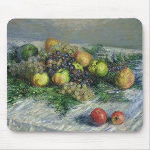 Claude Monet Still Life with Pears and Grapes Mouse Pad