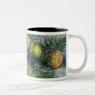 Claude Monet Still Life with Pears and Grapes Two-Tone Coffee Mug