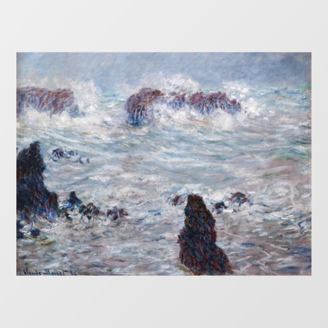 Claude Monet - Storm off the Belle-Ile Coast (Sheet)