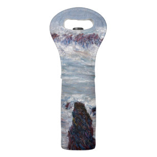 Claude Monet - Storm off the Belle-Ile Coast Wine Bag