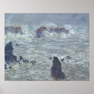 Claude Monet   Storm, off the Coast of Belle-Ile Poster