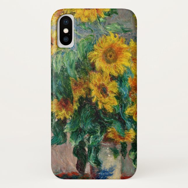 Claude Monet - Sunflowers Case-Mate iPhone Case (Back)