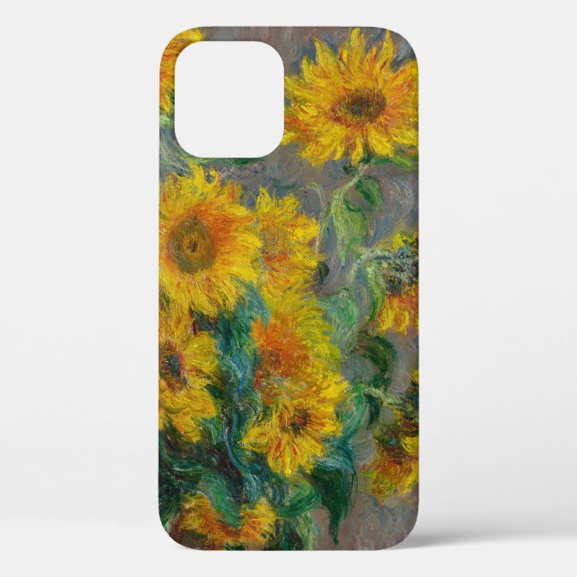 Claude Monet Sunflowers Vintage Floral Case-Mate iPhone Case (Back)