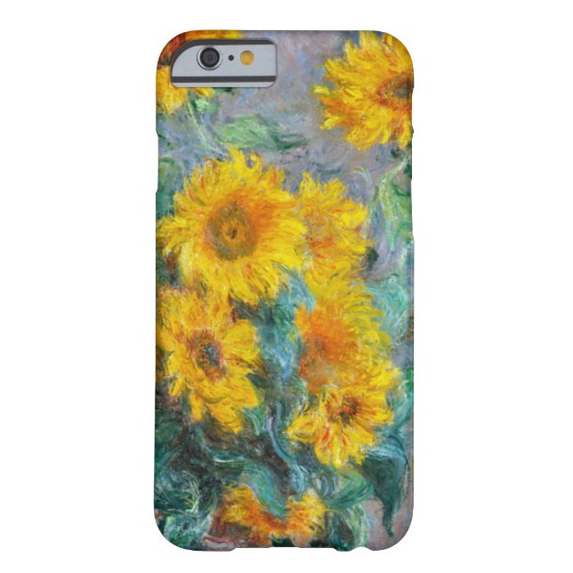 Claude Monet Sunflowers Vintage Floral Case-Mate iPhone Case (Back)