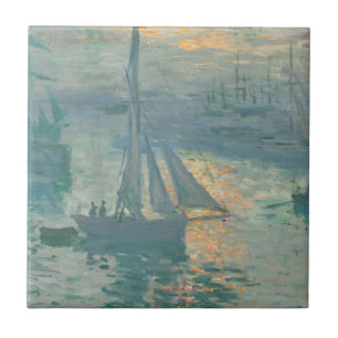 Claude Monet - Sunrise Ceramic Tile