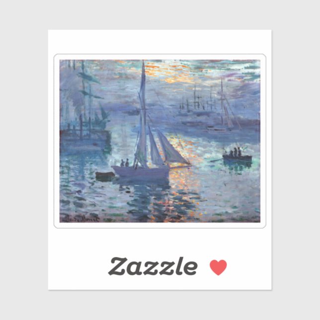 Claude Monet Sunrise - Marine (Sheet)