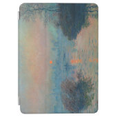 Claude Monet - Sunset on the Seine at Lavacourt iPad Air Cover (Front)