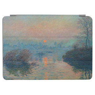 Claude Monet - Sunset on the Seine at Lavacourt iPad Air Cover