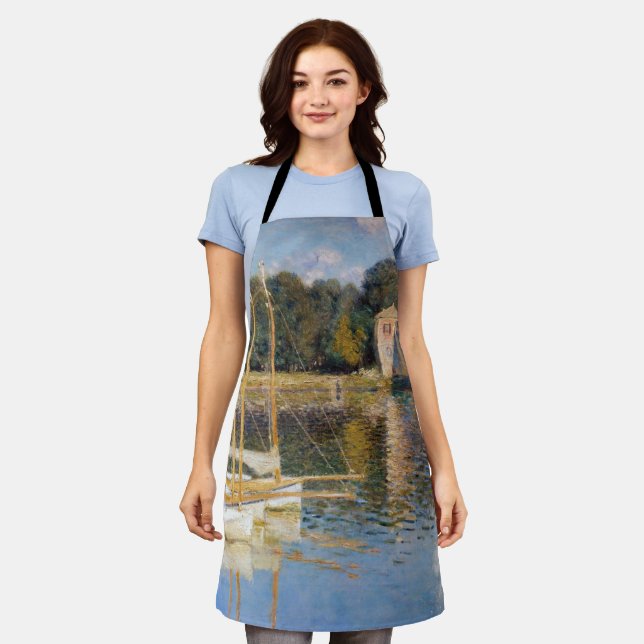 Claude Monet - The Argenteuil Bridge Apron (Worn)