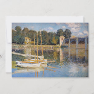 Claude Monet - The Argenteuil Bridge Thank You Card