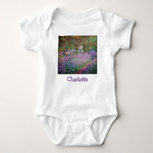 Claude Monet - The Artist's Garden at Giverny Baby Bodysuit