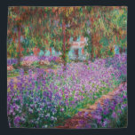 Claude Monet - The Artist's Garden at Giverny Bandana<br><div class="desc">The Artist's Garden at Giverny / Le Jardin de l'artiste a Giverny - Claude Monet,  1900</div>