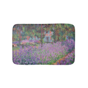 Claude Monet The Artist's Garden at Giverny Bath Mat