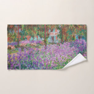 Claude Monet - The Artist's Garden at Giverny Bath Towel Set