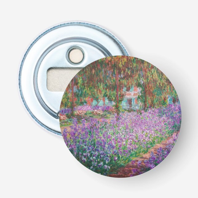 Claude Monet - The Artist's Garden at Giverny Bottle Opener (Front)
