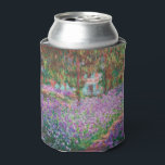 Claude Monet - The Artist's Garden at Giverny Can Cooler<br><div class="desc">The Artist's Garden at Giverny / Le Jardin de l'artiste a Giverny - Claude Monet,  1900</div>