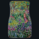 Claude Monet - The Artist's Garden at Giverny Car Mat<br><div class="desc">Claude Monet - The Artist's Garden at Giverny</div>