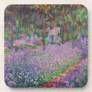 Claude Monet   The Artist's Garden at Giverny Coaster