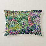 Claude Monet - The Artist's Garden at Giverny Decorative Cushion<br><div class="desc">Claude Monet - The Artist's Garden at Giverny</div>