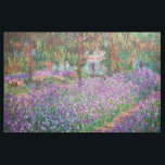Claude Monet - The Artist's Garden at Giverny Fabric<br><div class="desc">The Artist's Garden at Giverny / Le Jardin de l'artiste a Giverny - Claude Monet,  1900</div>