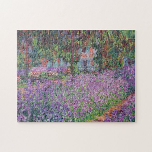 Claude Monet | The Artist's Garden at Giverny Jigsaw Puzzle (Horizontal)