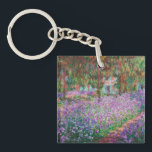 Claude Monet - The Artist's Garden at Giverny Key Ring<br><div class="desc">The Artist's Garden at Giverny / Le Jardin de l'artiste a Giverny - Claude Monet,  1900</div>