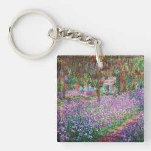 Claude Monet - The Artist's Garden at Giverny Key Ring