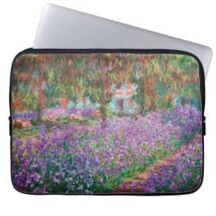 Claude Monet - The Artist's Garden at Giverny Laptop Sleeve