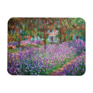 Claude Monet - The Artist's Garden at Giverny Magnet