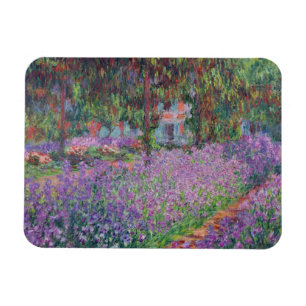 Claude Monet The Artist's Garden at Giverny Magnet