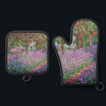 Claude Monet - The Artist's Garden at Giverny Oven Mitt & Pot Holder Set<br><div class="desc">The Artist's Garden at Giverny / Le Jardin de l'artiste a Giverny - Claude Monet,  1900</div>