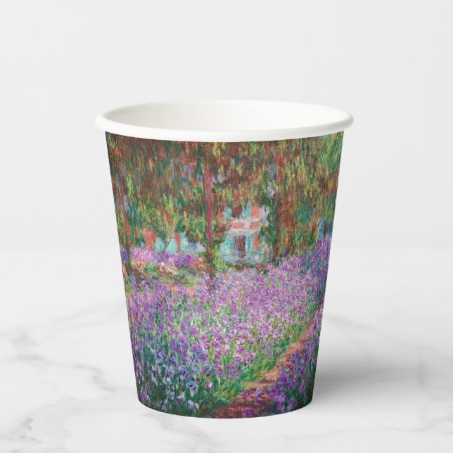Claude Monet - The Artist's Garden at Giverny Paper Cups (Front)