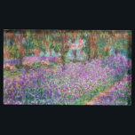 Claude Monet - The Artist's Garden at Giverny Place Card Holder<br><div class="desc">The Artist's Garden at Giverny / Le Jardin de l'artiste a Giverny - Claude Monet,  1900</div>