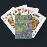 Claude Monet - The Artist's Garden at Giverny Playing Cards<br><div class="desc">Claude Monet - The Artist's Garden at Giverny</div>