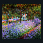 Claude Monet The Artist's Garden at Giverny Poster<br><div class="desc">Claude Monet's garden in Giverny,  France as painted by the artist.</div>