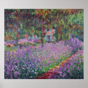 Claude Monet The Artist's Garden at Giverny Poster