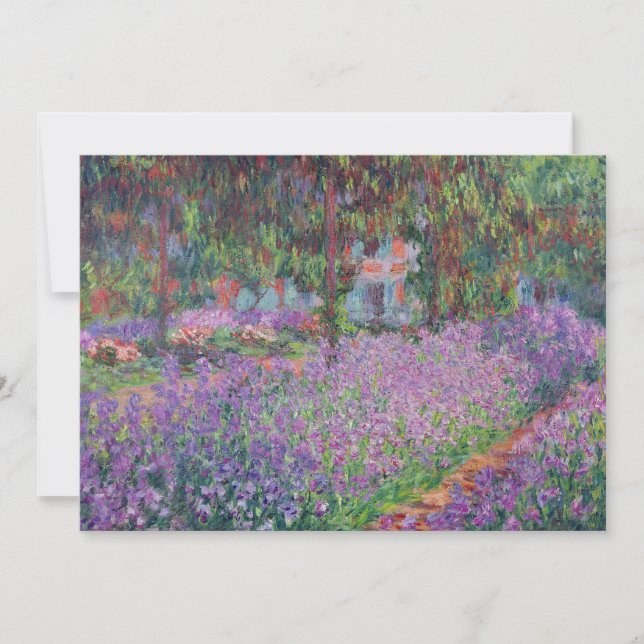 Claude Monet | The Artist's Garden at Giverny Thank You Card (Front)