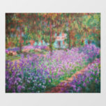 Claude Monet - The Artist's Garden at Giverny Wall Decal<br><div class="desc">The Artist's Garden at Giverny / Le Jardin de l'artiste a Giverny - Claude Monet,  1900</div>