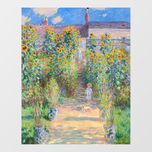 Claude Monet - The Artist's Garden at Vetheuil (Sheet)