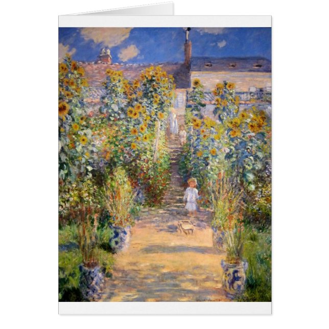 Claude Monet The Artist's Garden at Vétheuil, 1880 (Front)