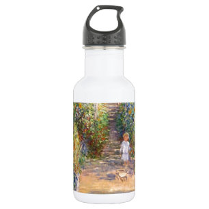 Claude Monet The Artist's Garden at Vétheuil, 1880 532 Ml Water Bottle