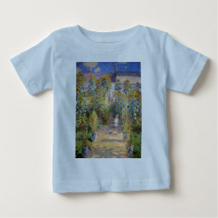 Claude Monet The Artist's Garden at Vétheuil, 1880 Baby T-Shirt