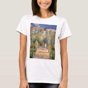 Claude Monet The Artist's Garden at Vétheuil, 1880 T-Shirt