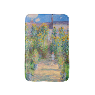 Claude Monet - The Artist's Garden at Vetheuil Bath Mat