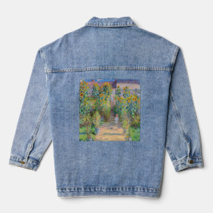Claude Monet - The Artist's Garden at Vetheuil Denim Jacket