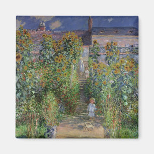 Claude Monet   The Artist's Garden at Vetheuil Magnet