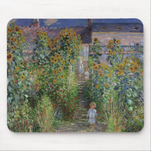 Claude Monet   The Artist's Garden at Vetheuil Mouse Pad