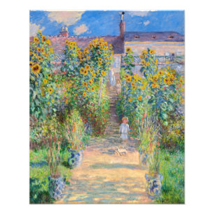 Claude Monet - The Artist's Garden at Vetheuil Photo Print