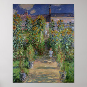 Claude Monet   The Artist's Garden at Vetheuil Poster