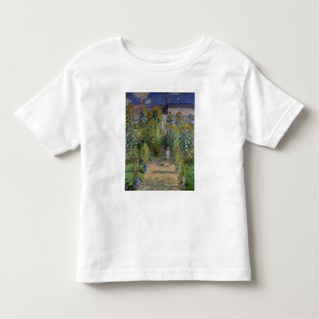 Claude Monet | The Artist's Garden at Vetheuil Toddler T-Shirt (Front)